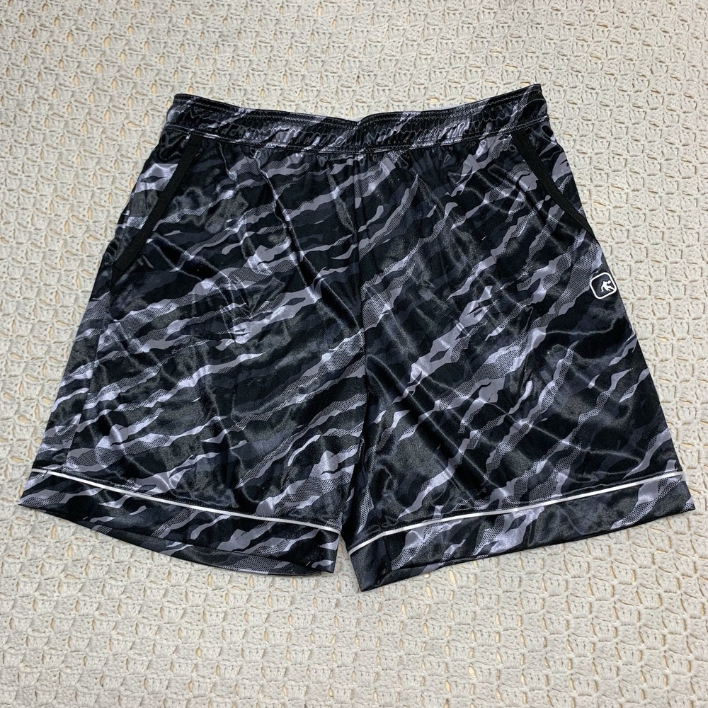AND1 Shorts Men's Size XL Black Camo Athletic Basketball Work‎ Out 2-Pockets